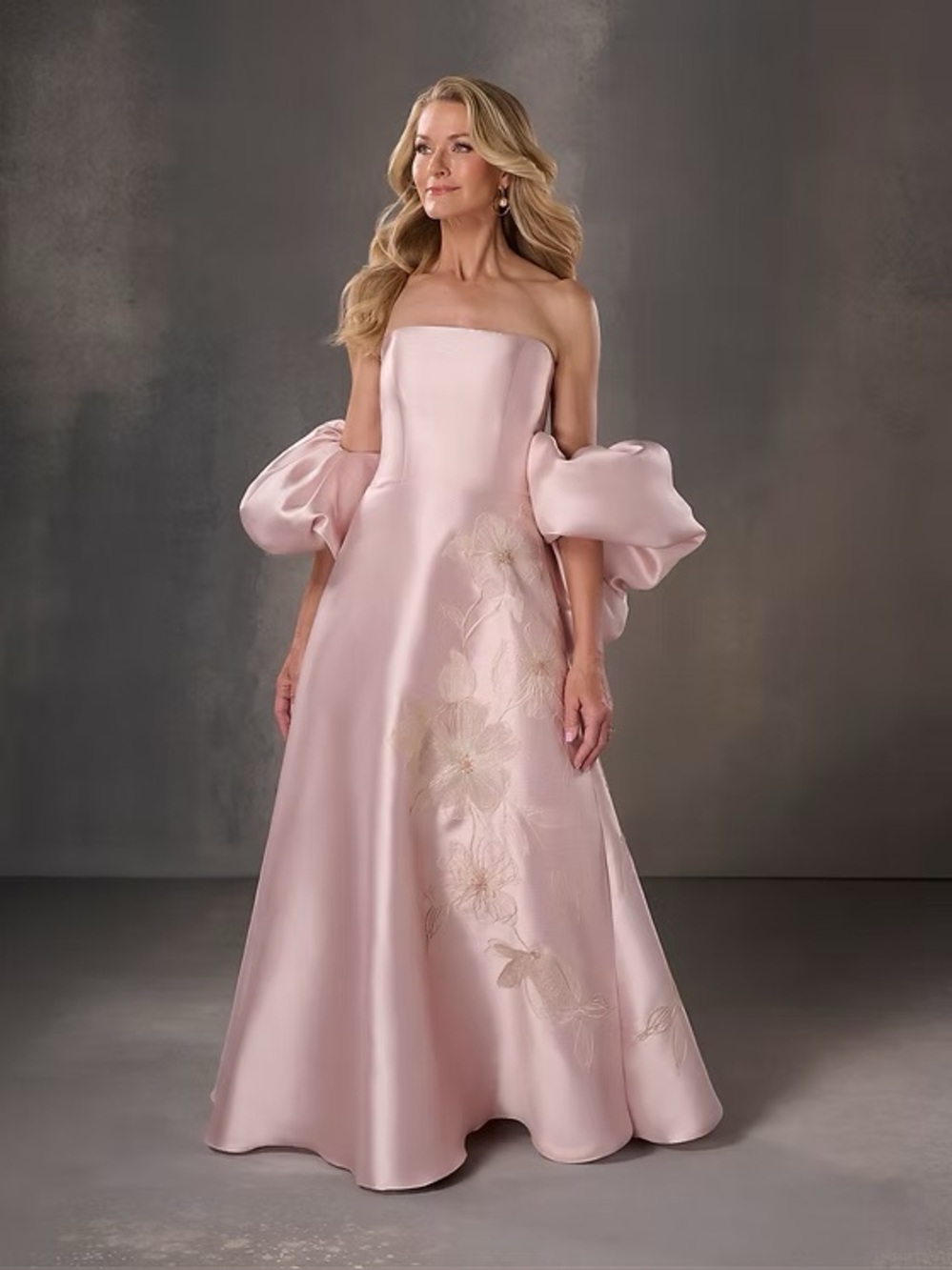 Christina Wu Elegance Strapless Pink Ball Gown